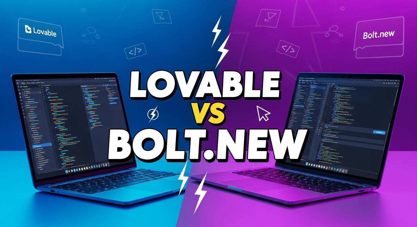 Lovable vs Bolt.new thumbnail